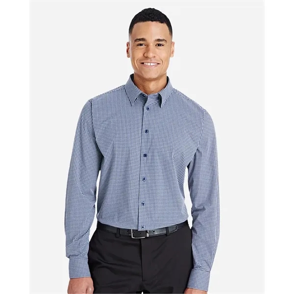DJ Classic CrownLux Performance® Tonal Mini Check Woven D...... from ASI 84358 S&S Activewear
