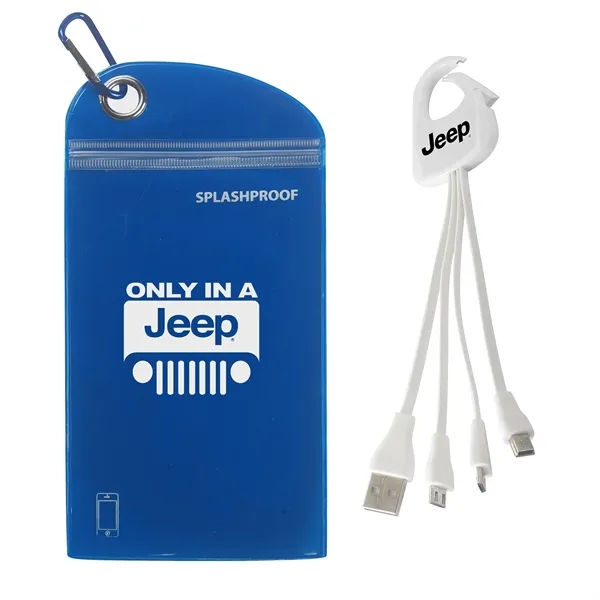 4-in-1 universal USB adapter with clip top, storage pouch and carabiner... from ASI 57800 Gordon Sinclair / Gordon Sinclair®