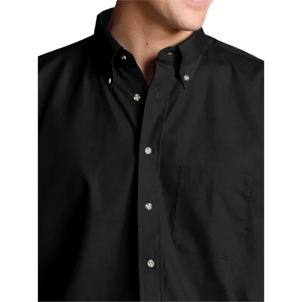 Edwards - Men's One-Pocket Poplin-Long Sleeve... from ASI 86018 Scrub Authority / Uniform Stores
