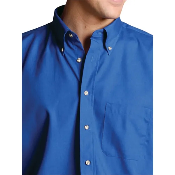 Edwards - Men's One-Pocket Poplin-Long Sleeve... from ASI 86018 Scrub Authority / Uniform Stores