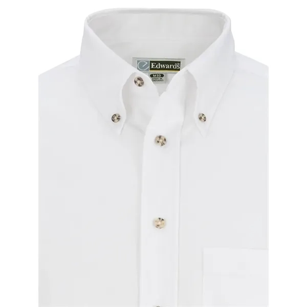 Edwards - Men's One-Pocket Poplin-Long Sleeve... from ASI 86018 Scrub Authority / Uniform Stores