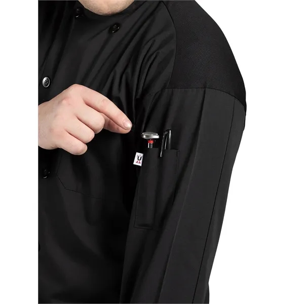 Uncommon Threads Unisex Classic Poplin Pro Vent Chef Coat - White... from ASI 86018 Scrub Authority / Uniform Stores