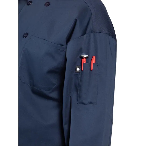 Uncommon Threads Unisex Classic Poplin Pro Vent Chef Coat - White... from ASI 86018 Scrub Authority / Uniform Stores