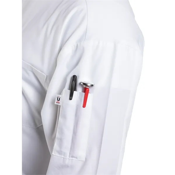 Uncommon Threads Unisex Classic Poplin Pro Vent Chef Coat - White... from ASI 86018 Scrub Authority / Uniform Stores