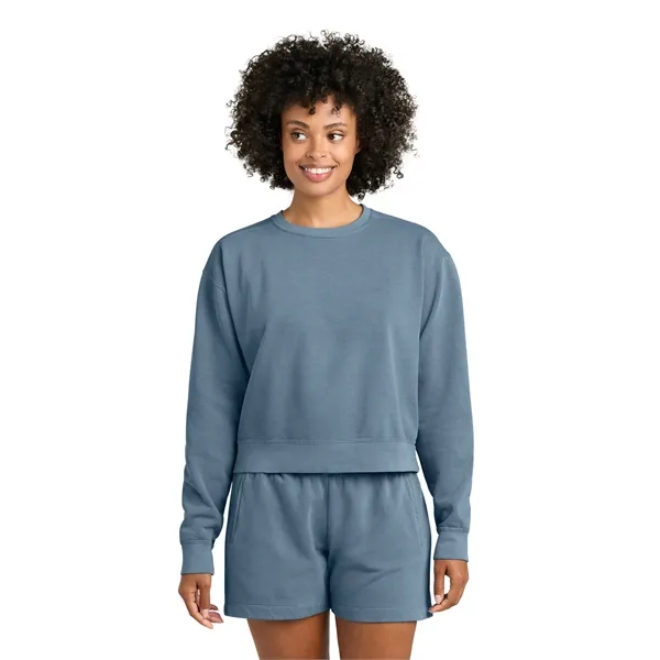 Comfort Colors Women's Mid-Length Crewneck Sweatshirt... from ASI 84863 SanMar