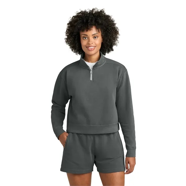 Comfort Colors Women's Mid-Length 1/4-Zip Sweatshirt... from ASI 84863 SanMar