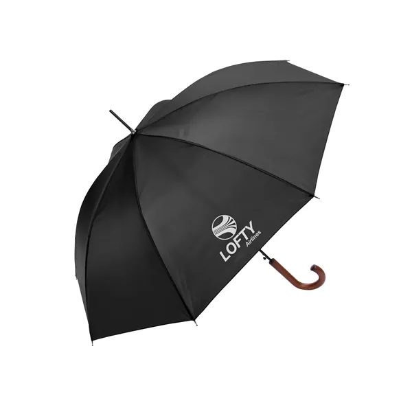 Shed Rain™ 48" Wood-Handled Auto-Open Stick Umbrella... from ASI 40480 Koozie Group