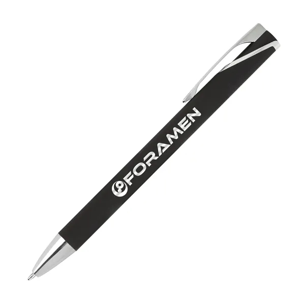 Paradigm Aluminum Soft-Touch Ballpoint Pen... from ASI 67866 Logomark/Valumark