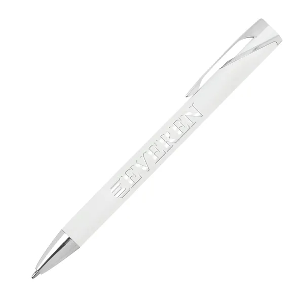 Paradigm Aluminum Soft-Touch Ballpoint Pen... from ASI 67866 Logomark/Valumark
