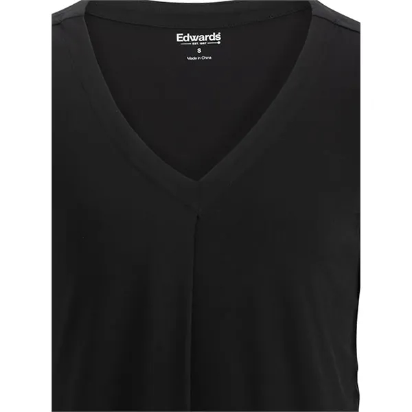 Edwards Garment - Women's Pocketless Soft Pleated Blouse... from ASI 86018 Scrub Authority / Uniform Stores