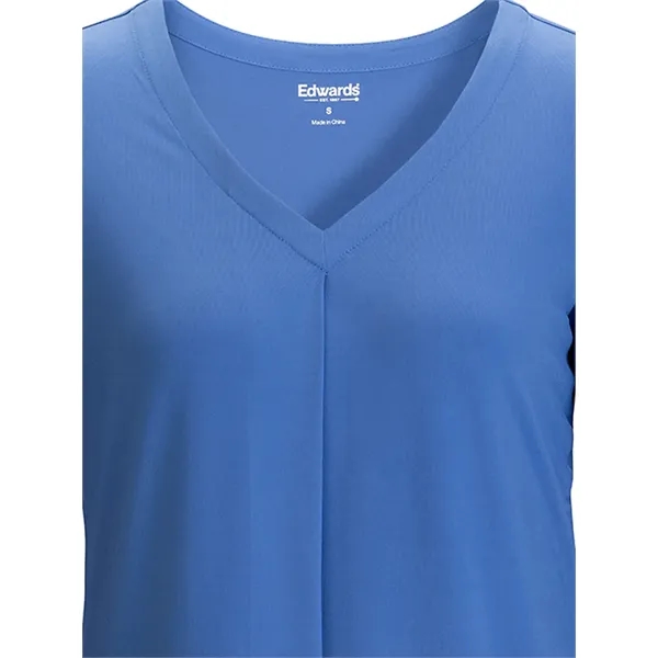 Edwards Garment - Women's Pocketless Soft Pleated Blouse... from ASI 86018 Scrub Authority / Uniform Stores