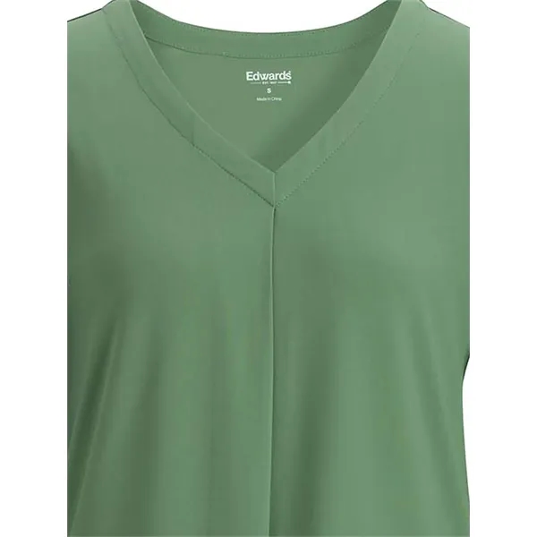 Edwards Garment - Women's Pocketless Soft Pleated Blouse... from ASI 86018 Scrub Authority / Uniform Stores