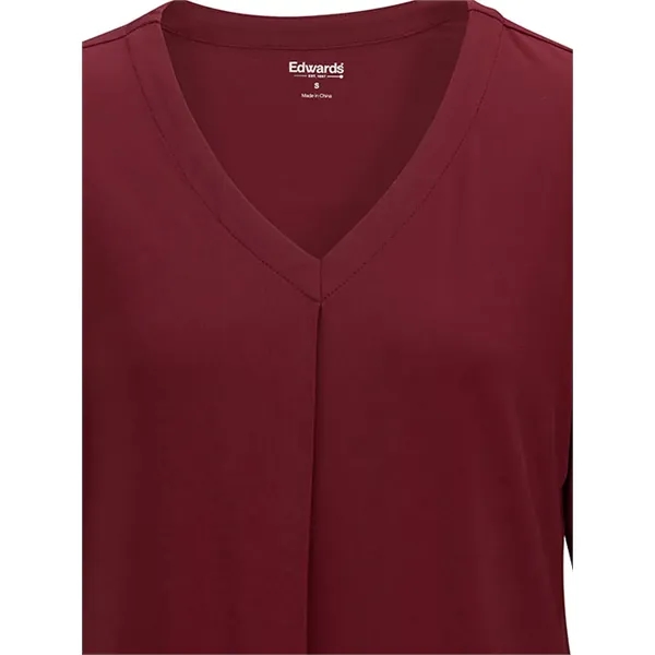 Edwards Garment - Women's Pocketless Soft Pleated Blouse... from ASI 86018 Scrub Authority / Uniform Stores