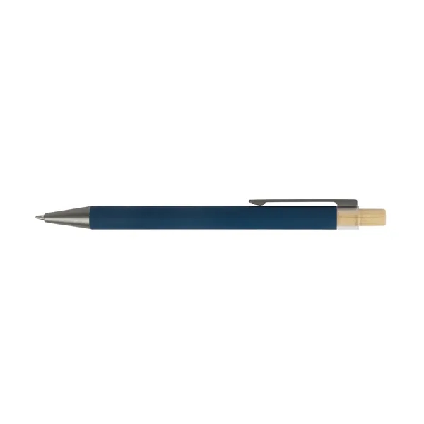 Arundi Recycled Aluminum Pen With Bamboo Plunger... from ASI 67866 Logomark/Valumark