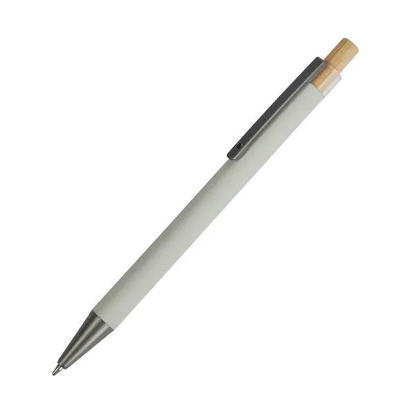 Arundi Recycled Aluminum Pen With Bamboo Plunger... from ASI 67866 Logomark/Valumark