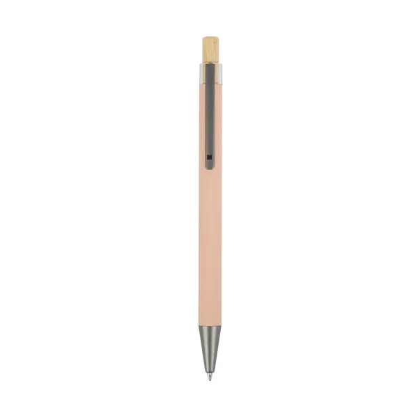 Arundi Recycled Aluminum Pen With Bamboo Plunger... from ASI 67866 Logomark/Valumark