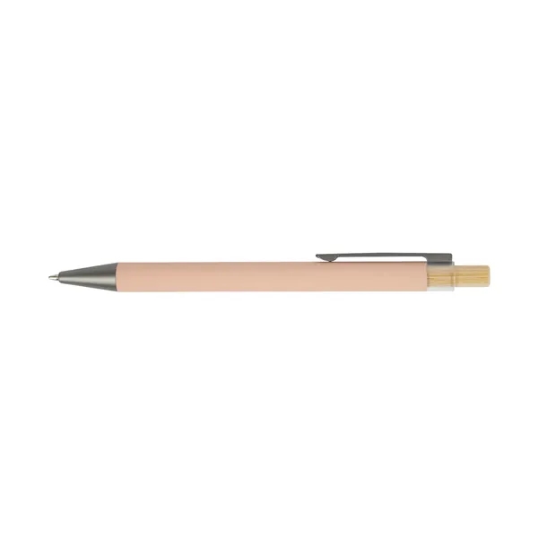 Arundi Recycled Aluminum Pen With Bamboo Plunger... from ASI 67866 Logomark/Valumark