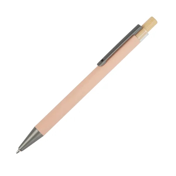 Arundi Recycled Aluminum Pen With Bamboo Plunger... from ASI 67866 Logomark/Valumark