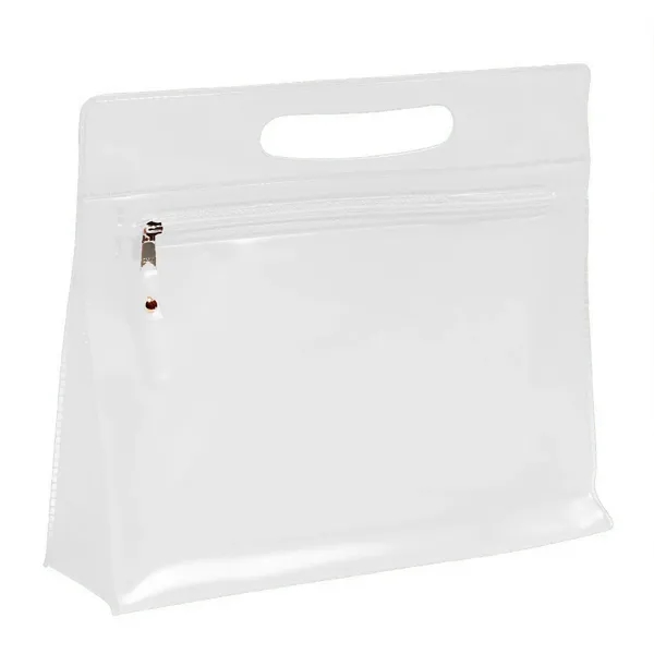 Traveler security bag with zipper closure and made of clear PVC.... from ASI 68507 The Magnet Group / Perfect Line