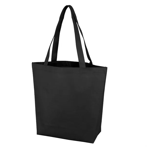 11.75" x 14.75" non-woven polypropylene tote bag with 5" gusset and... from ASI 68507 The Magnet Group / Perfect Line