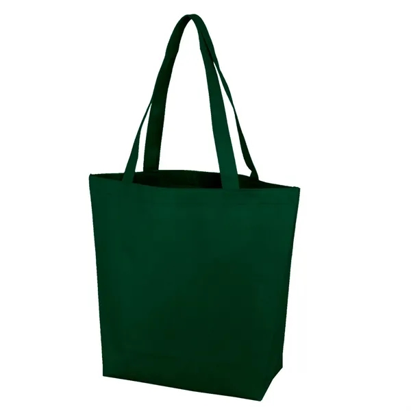 11.75" x 14.75" non-woven polypropylene tote bag with 5" gusset and... from ASI 68507 The Magnet Group / Perfect Line