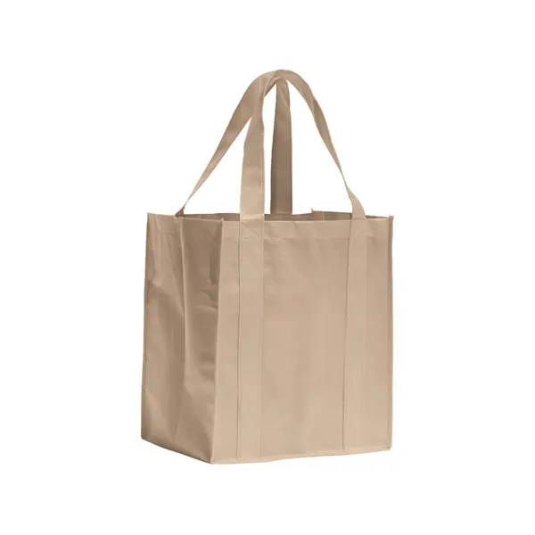 Oversized shopping tote made of 100% reusable and recyclable non-woven polypropylene... from ASI 68507 The Magnet Group / Perfect Line