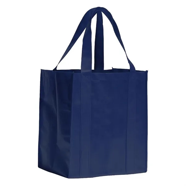 Oversized shopping tote made of 100% reusable and recyclable non-woven polypropylene... from ASI 68507 The Magnet Group / Perfect Line