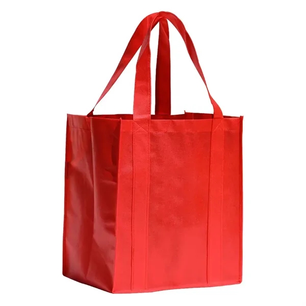 Oversized shopping tote made of 100% reusable and recyclable non-woven polypropylene... from ASI 68507 The Magnet Group / Perfect Line