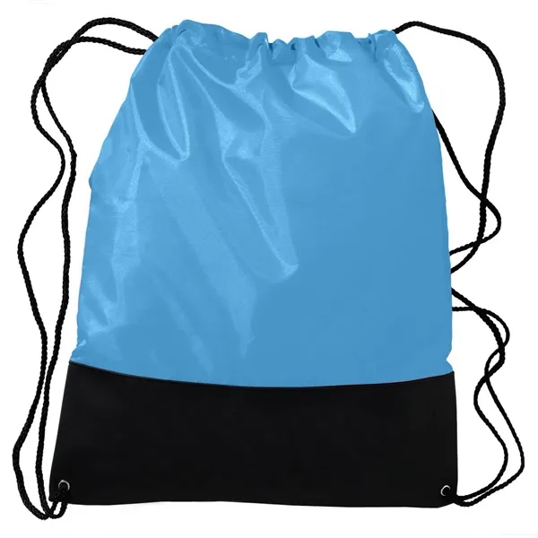 Polyester sling bag with black vinyl front panel and nylon braided... from ASI 68507 The Magnet Group / Perfect Line