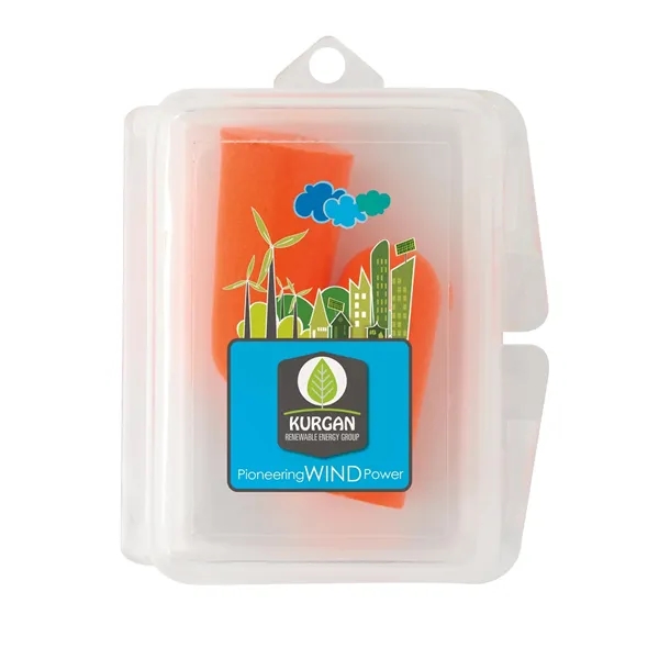Travel Ear Plugs in Case... from ASI 40480 Koozie Group / Norwood