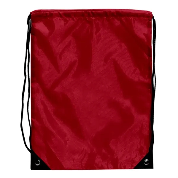 17" x 20" backpack with nylon braided drawstring closure and metal... from ASI 68507 The Magnet Group / Perfect Line