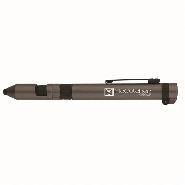 7-in-1 utility pen with compass, LED light, ballpoint pen, capacitive stylus,... from ASI 67866 Logomark/Valumark / Valumark™