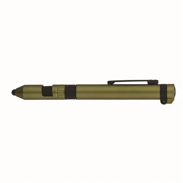 7-in-1 utility pen with compass, LED light, ballpoint pen, capacitive stylus,... from ASI 67866 Logomark/Valumark / Valumark™