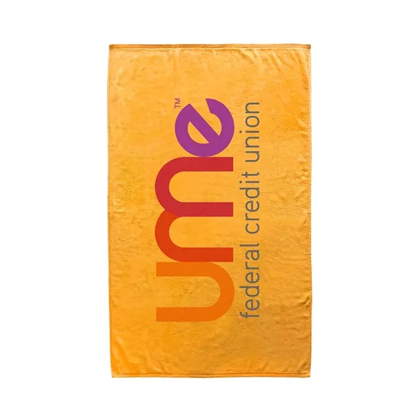 60" x 35" soft and absorbent dobby hem, mid-weight beach towel.... from ASI 68507 The Magnet Group