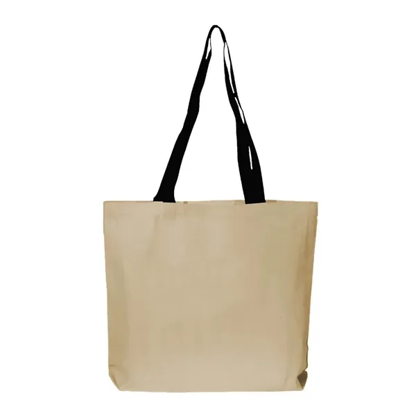 15 1/2" x 15 1/2" canvas tote bag with a 3"... from ASI 68507 The Magnet Group / Perfect Line