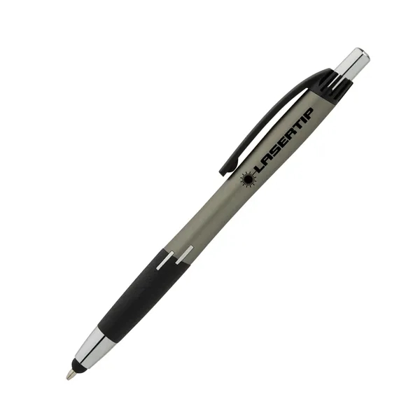 Syracuse Plunge-Action Ballpoint / Stylus Pen... from ASI 67866 Logomark/Valumark