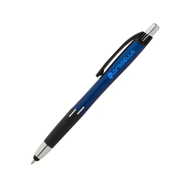 Syracuse Plunge-Action Ballpoint / Stylus Pen... from ASI 67866 Logomark/Valumark