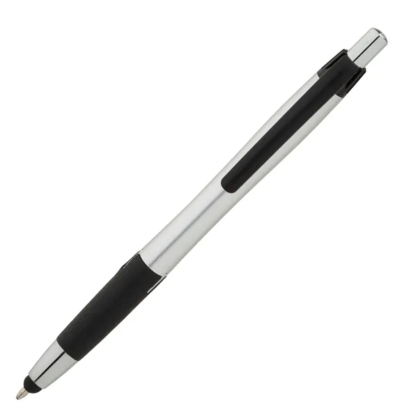 Syracuse Plunge-Action Ballpoint / Stylus Pen... from ASI 67866 Logomark/Valumark