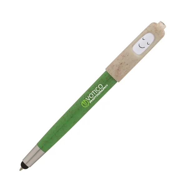 Charlie Plunge-Action Ballpoint / Stylus / Mood Pen... from ASI 67866 Logomark/Valumark