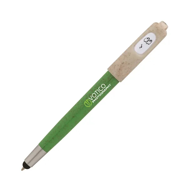 Charlie Plunge-Action Ballpoint / Stylus / Mood Pen... from ASI 67866 Logomark/Valumark