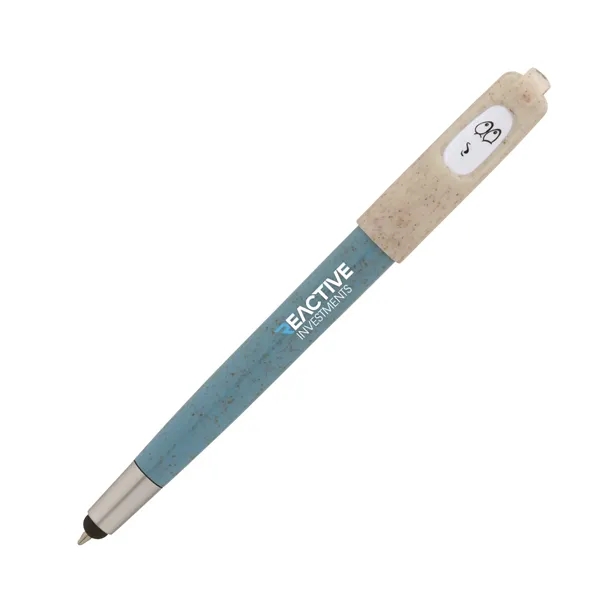 Charlie Plunge-Action Ballpoint / Stylus / Mood Pen... from ASI 67866 Logomark/Valumark