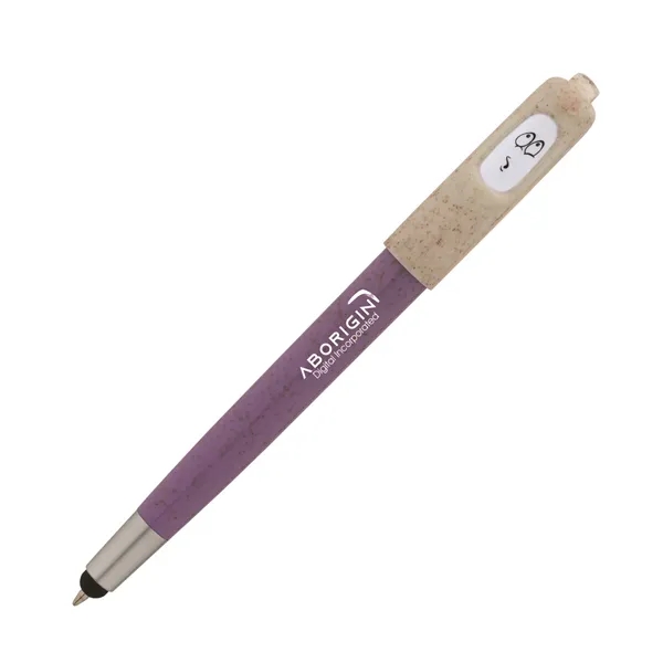 Charlie Plunge-Action Ballpoint / Stylus / Mood Pen... from ASI 67866 Logomark/Valumark