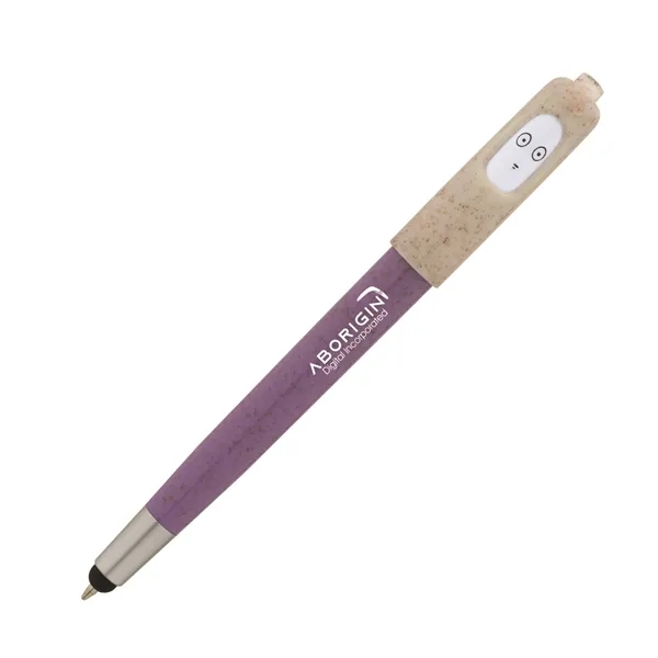 Charlie Plunge-Action Ballpoint / Stylus / Mood Pen... from ASI 67866 Logomark/Valumark