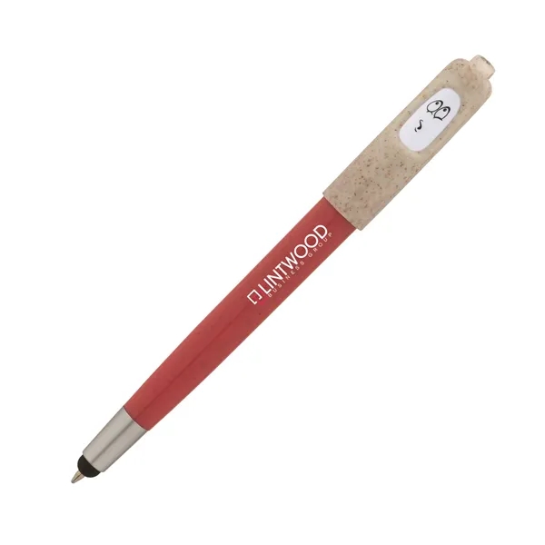 Charlie Plunge-Action Ballpoint / Stylus / Mood Pen... from ASI 67866 Logomark/Valumark