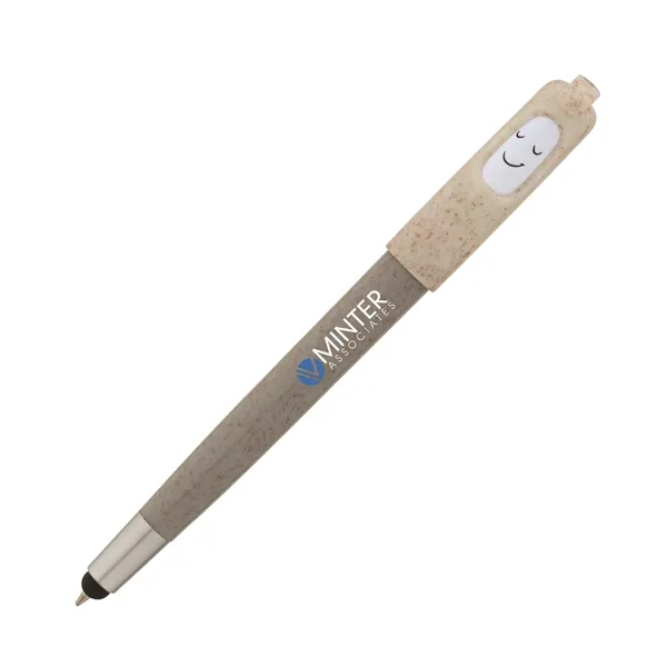 Charlie Plunge-Action Ballpoint / Stylus / Mood Pen... from ASI 67866 Logomark/Valumark