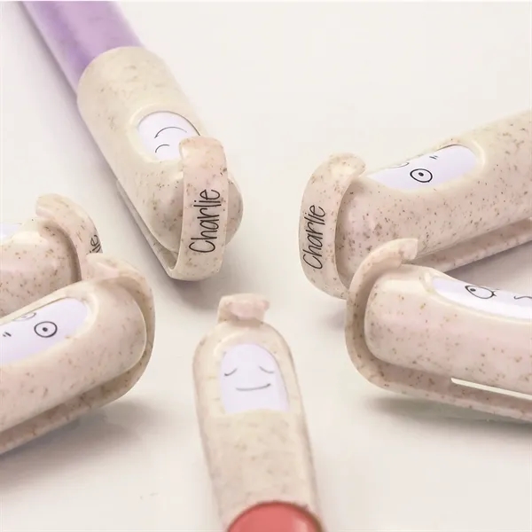 Charlie Plunge-Action Ballpoint / Stylus / Mood Pen... from ASI 67866 Logomark/Valumark