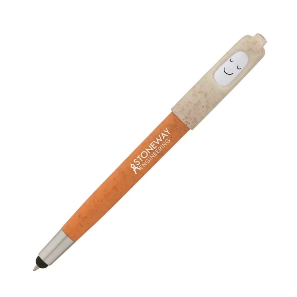 Charlie Plunge-Action Ballpoint / Stylus / Mood Pen... from ASI 67866 Logomark/Valumark