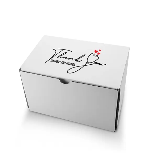 Mailer cardboard gift boxes in three sizes with shredded paper fill,.... from ASI 57800 Gordon Sinclair / Gordon Sinclair®