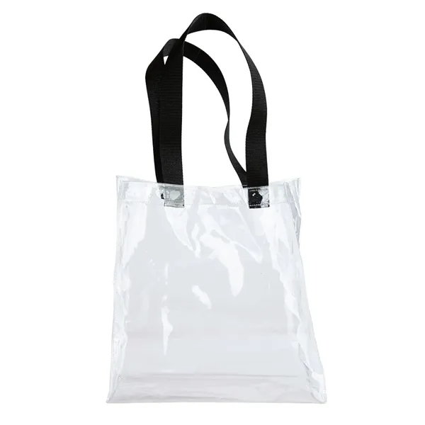 12" x 12" stadium-friendly tote bag with 20" long handles, clear... from ASI 68507 The Magnet Group / Perfect Line