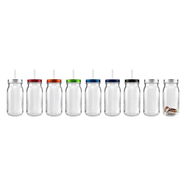 20 oz. single wall glass mason jar with threaded aluminum lid... from ASI 57800 Gordon Sinclair / Gordon Sinclair®